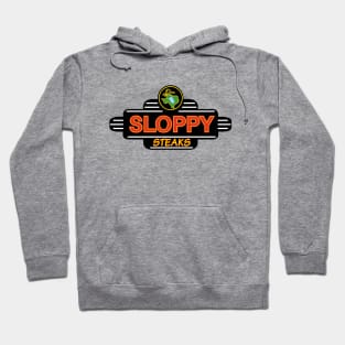 Sloppy Steaks - Texas Roadhouse parody logo Hoodie